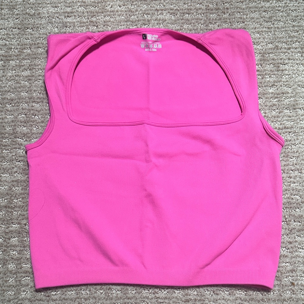 Pink Sleeveless Top